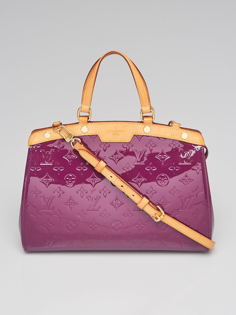 Louis Vuitton Amethyst Monogram Vernis Brea MM Bag